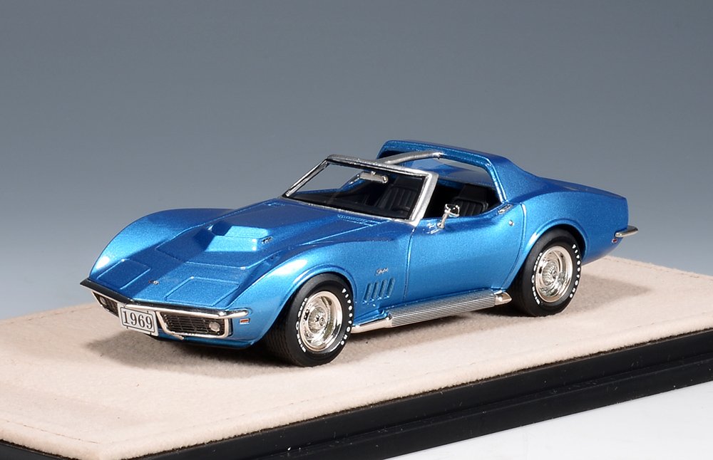 Musterstück – 1969 Chevrolet Corvette L88 in Lemans Blue Metallic, Maßstab 1:43