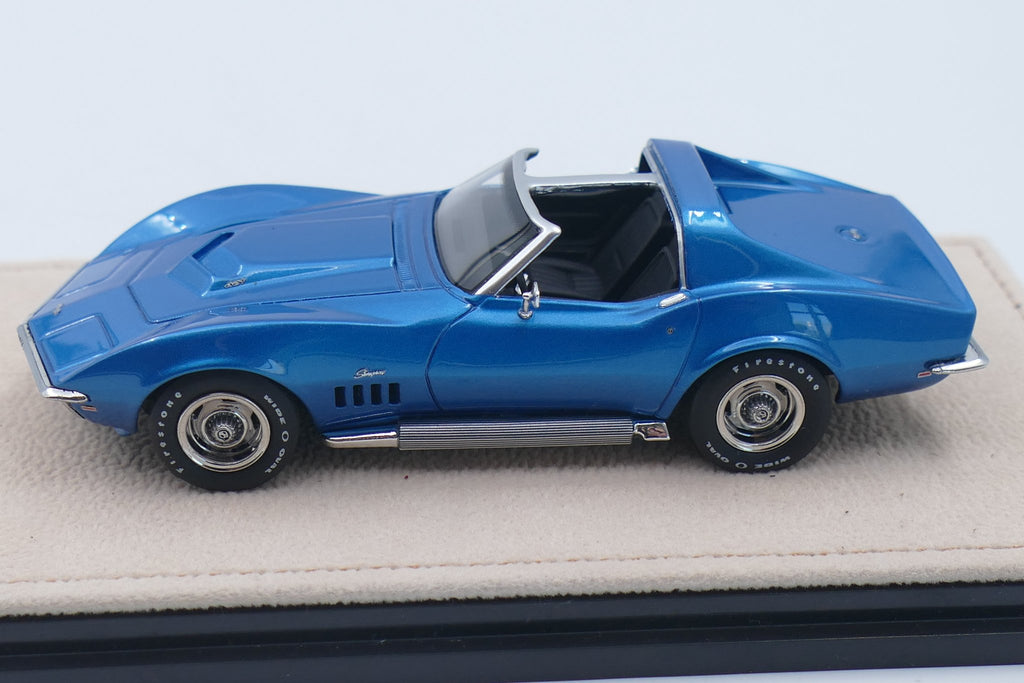 1969 Chevrolet Corvette L88 Coupe T Roof – Lemans Blue Metallic 1:43