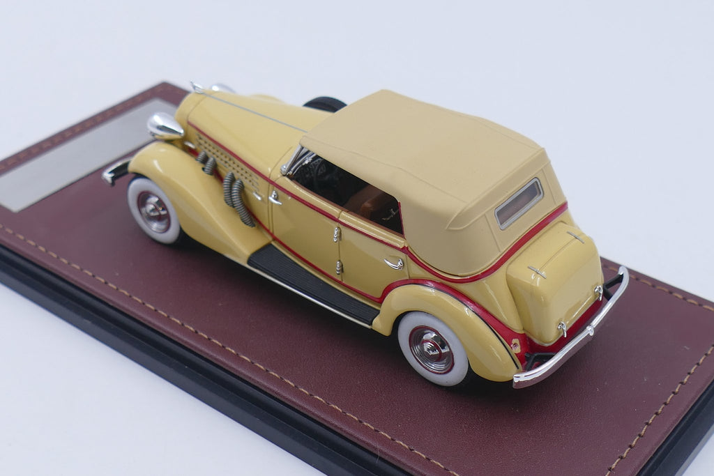 1935 Auburn 851 SuperCharged Phaeton Close Roof – Yellow 1:43