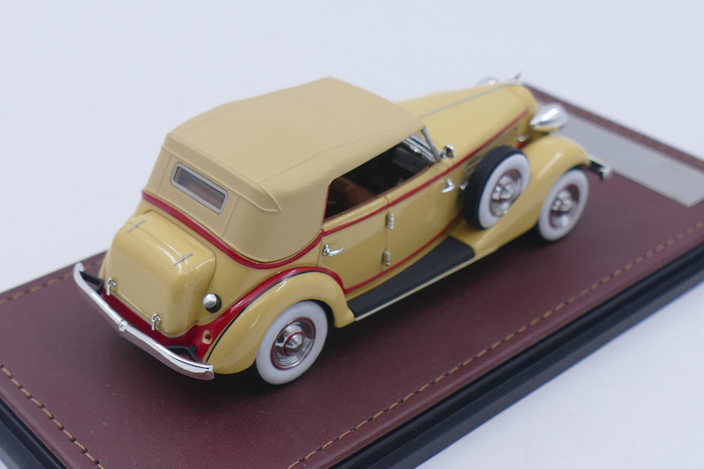 1935 Auburn 851 SuperCharged Phaeton Close Roof – Yellow 1:43
