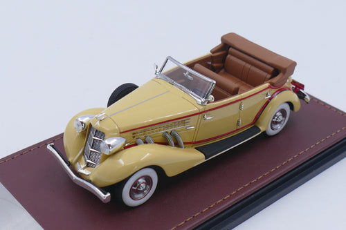 1935 Auburn 851 SuperCharged Phaeton Open Roof – Yellow 1:43