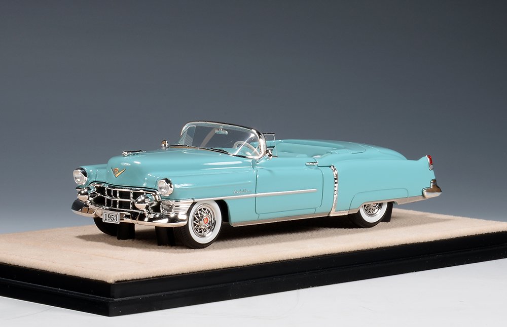 1953 Cadillac Eldorado Convertible Open roof – Pastoral Blue 1:43