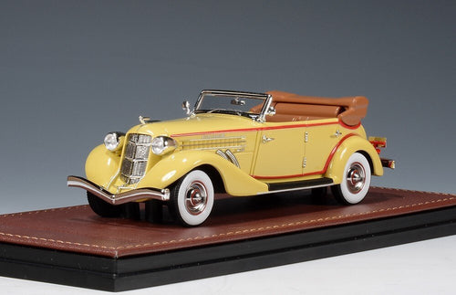 1935 Auburn 851 SuperCharged Phaeton Open Roof – Yellow 1:43