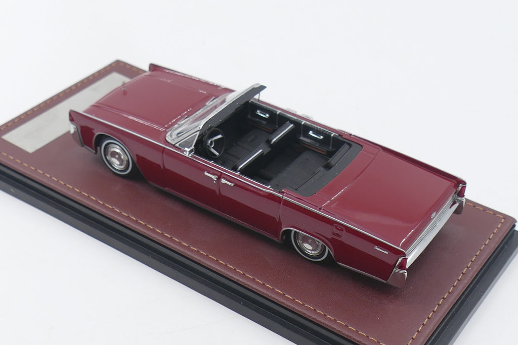 1964 Lincoln Continental Convertible Open roof – Fiesta Red 1:43