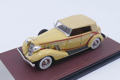 1935 Auburn 851 SuperCharged Phaeton Close Roof – Yellow 1:43