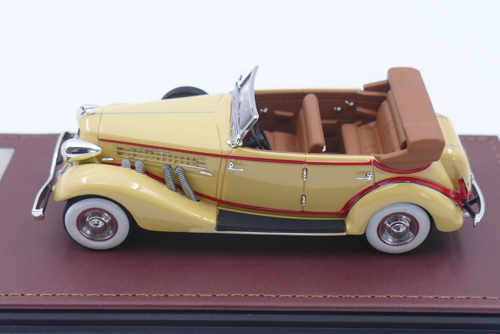 1935 Auburn 851 SuperCharged Phaeton Open Roof – Yellow 1:43