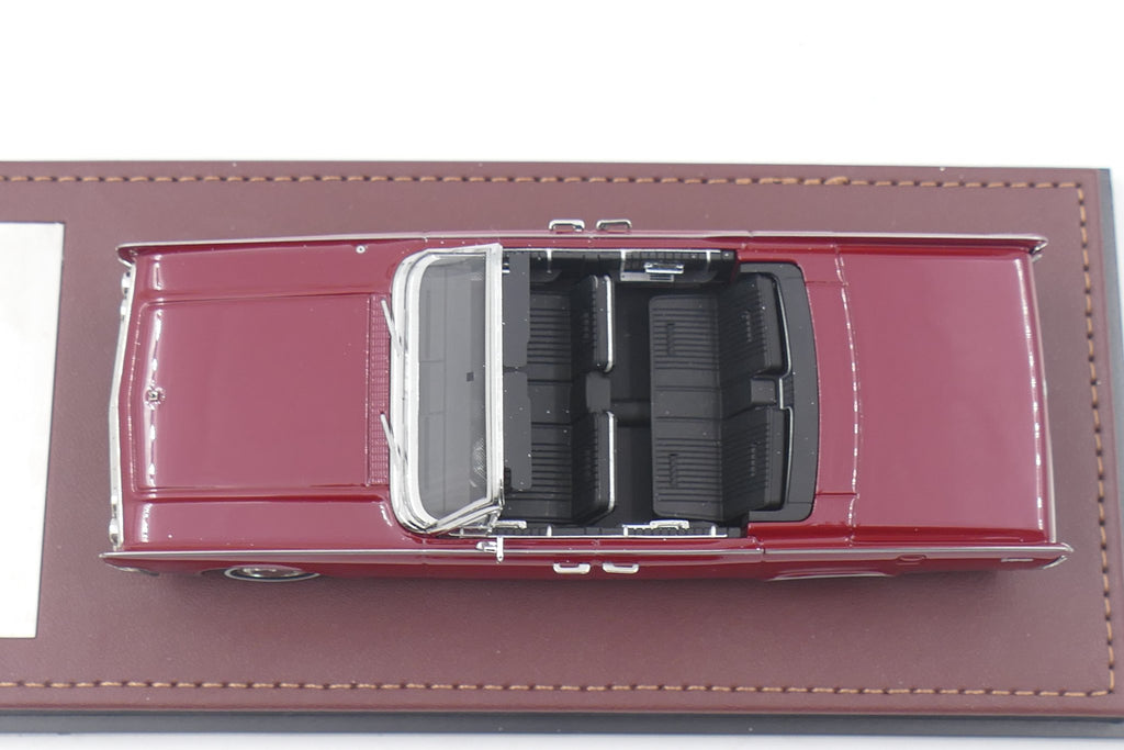 1964 Lincoln Continental Convertible Open roof – Fiesta Red 1:43