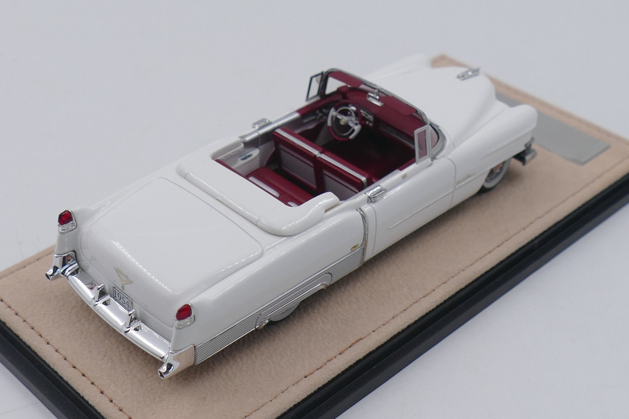 1954 Cadillac Eldorado Convertible Open roof – White 1:43
