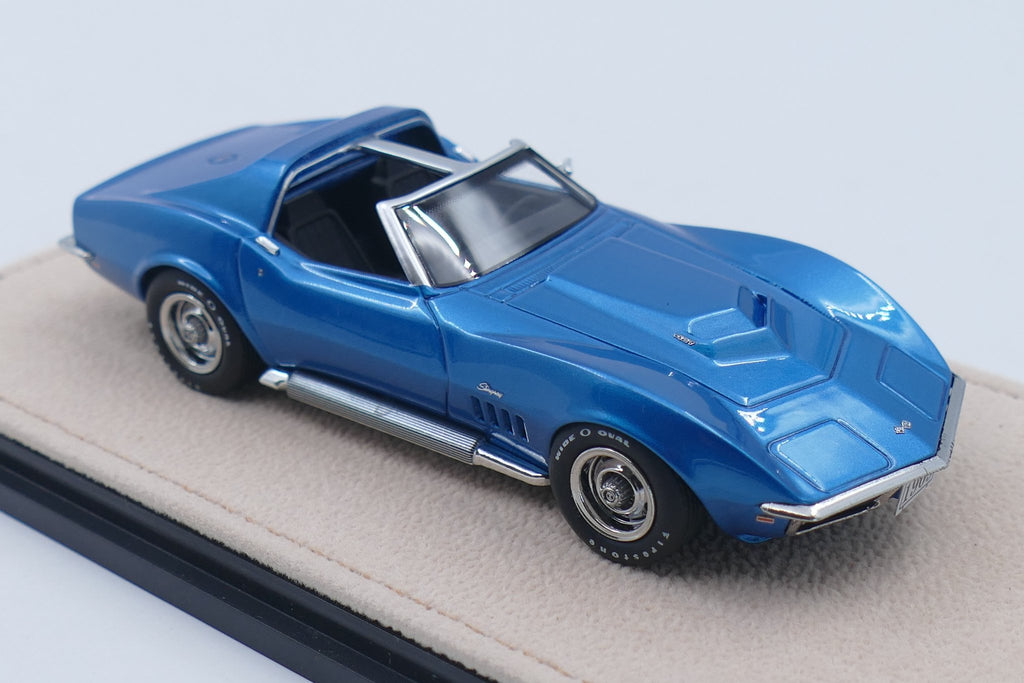 1969 Chevrolet Corvette L88 Coupe T Roof – Lemans Blue Metallic 1:43