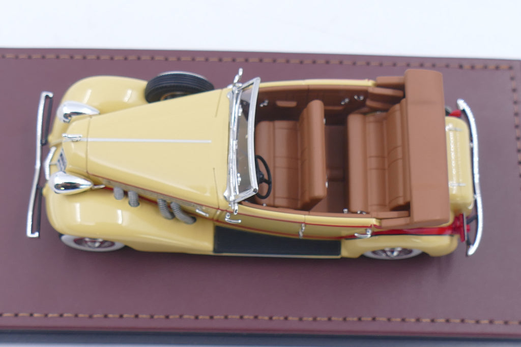 1935 Auburn 851 SuperCharged Phaeton Open Roof – Yellow 1:43