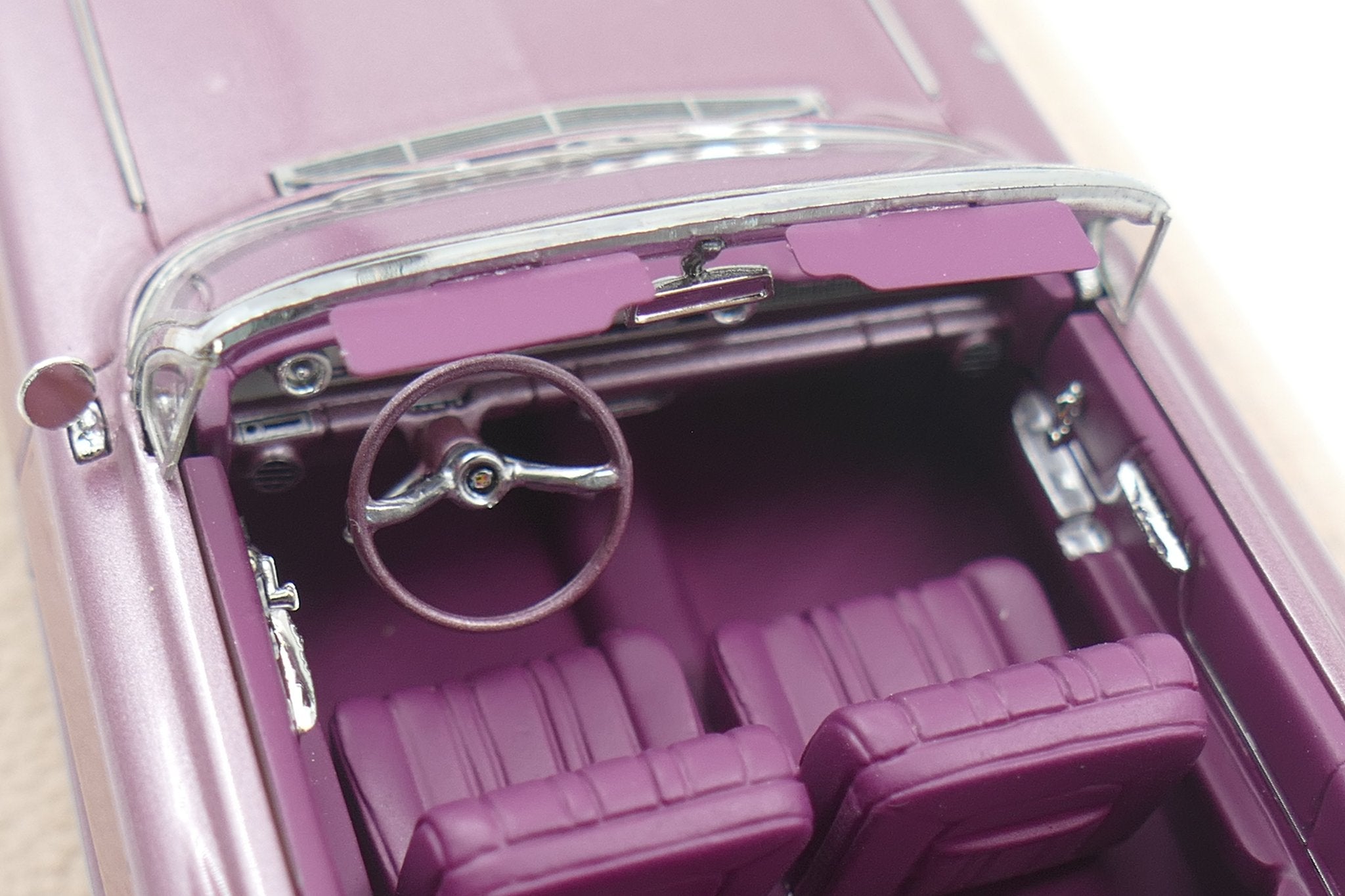 1962 Cadillac 62 Cabriolet open version – Heather poly 1:43