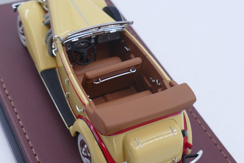 1935 Auburn 851 SuperCharged Phaeton Open Roof – Yellow 1:43