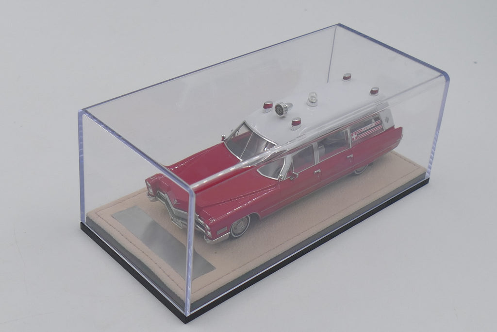 1968 Cadillac Miller-Meteor Ambulance – White/Red 1:43